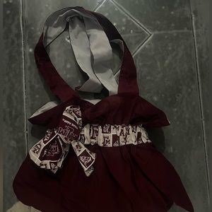 Very cute Aggies cloth shoulder bag. Maroon and white. Game ready!
